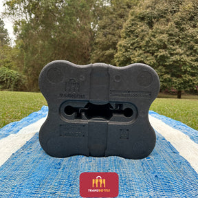 Case de Proteção de Garrafas de Vinho e Cadeado em Tecido Vermelho Inviolável TSA